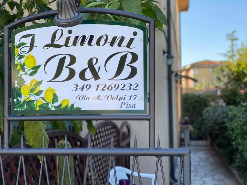 I Limoni B&B Пиза Экстерьер фото